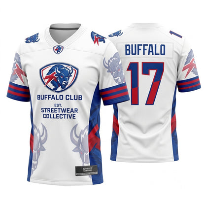 Unisex Football Fan Jersey - Lightweight Breathable Mesh Stitched Game Day Athletic Top