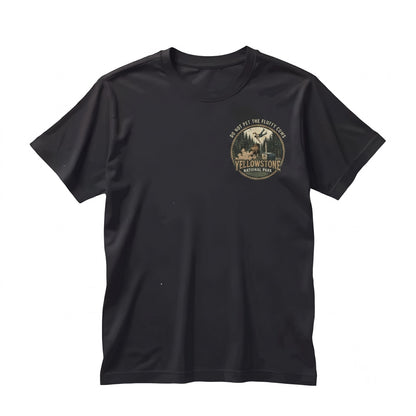 Do Not Pet The Fluffy Cow Bison Graphic Matching Family Vacation Camping Summer Unisex TShirt