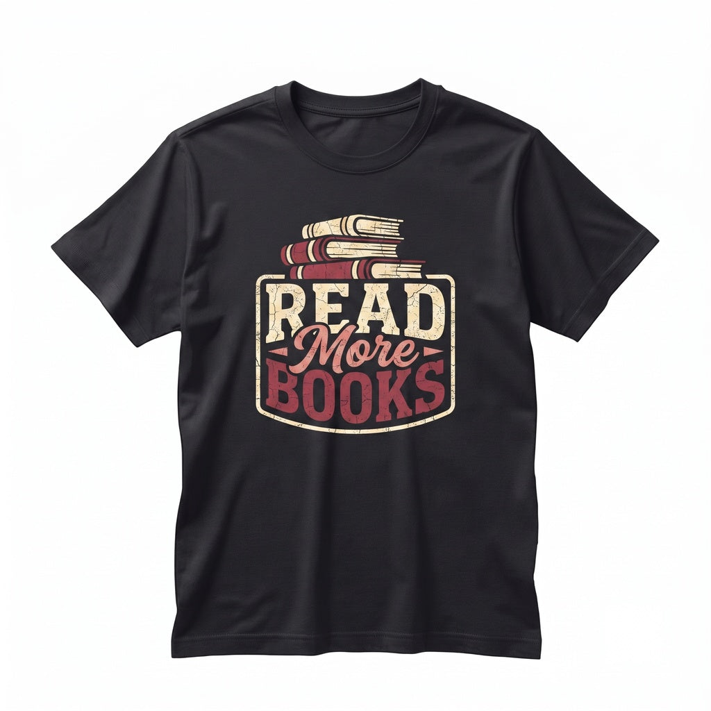 Read More Books Graphic Apparel Bookish Trendy Reader Gift Bookworm Unisex TShirt