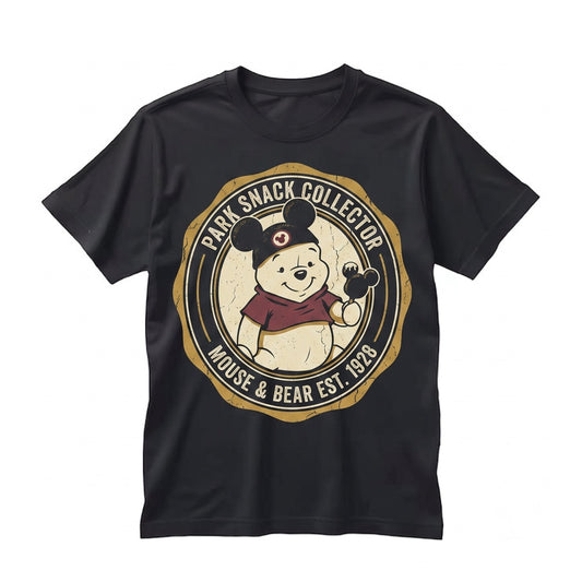 Vintage Watercolor Classic Honey Bear Matching Family Vacation Trip Theme Park Unisex TShirt