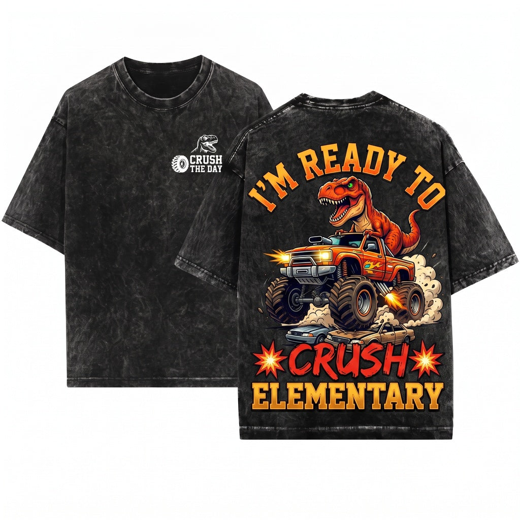 Ready To Crush VPK First Day Prekindergarten Back School Pre-K Student Outfit Unisex Wash T-Shirt