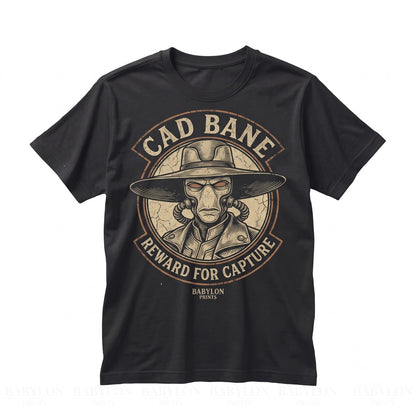 Vintage Cad Bane Galactic Bounty Hunter Sci-Fi Western Graphic Apparel Gift Unisex TShirt