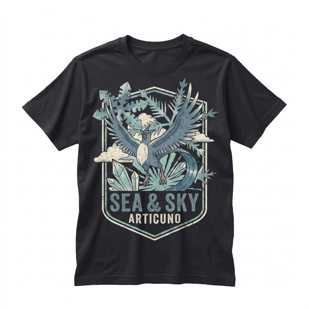 Vintage Ice Bird Graphic Sleeveless Retro Y2K Anime Streetwear Unisex TShirt
