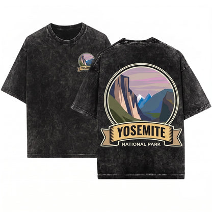 Yosemite National Park US Vintage California Lover Gifts Camping Hiking Travel Outdoors Souvenirs Birthday Present Unisex Wash