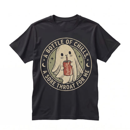 Funny Halloween Ghost I Need Soda Cute Spooky Cola Lover Graphic Custom Vintage Unisex TShirt