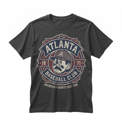 Vintage Atlanta Baseball Retro ATL Game Day Fan Apparel Unisex TShirt
