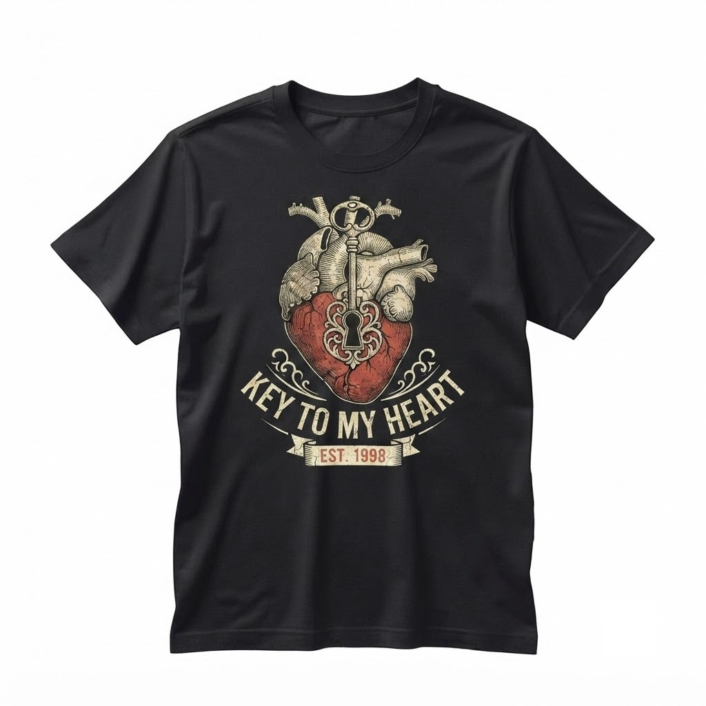 Love Heart Graphic Valentine Tee Unisex TShirt
