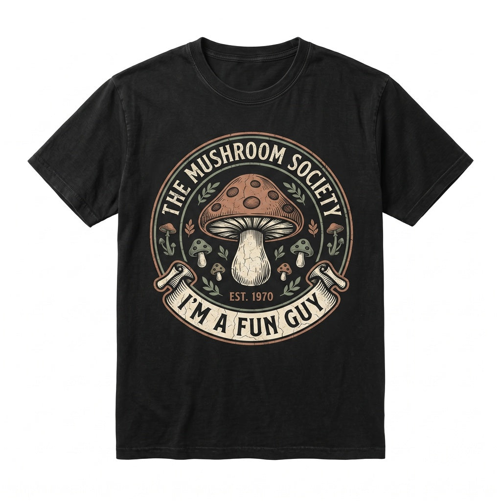 Funny Im A Funguy Mushroom Mycologist Forager Nature Lover Gift Unisex TShirt