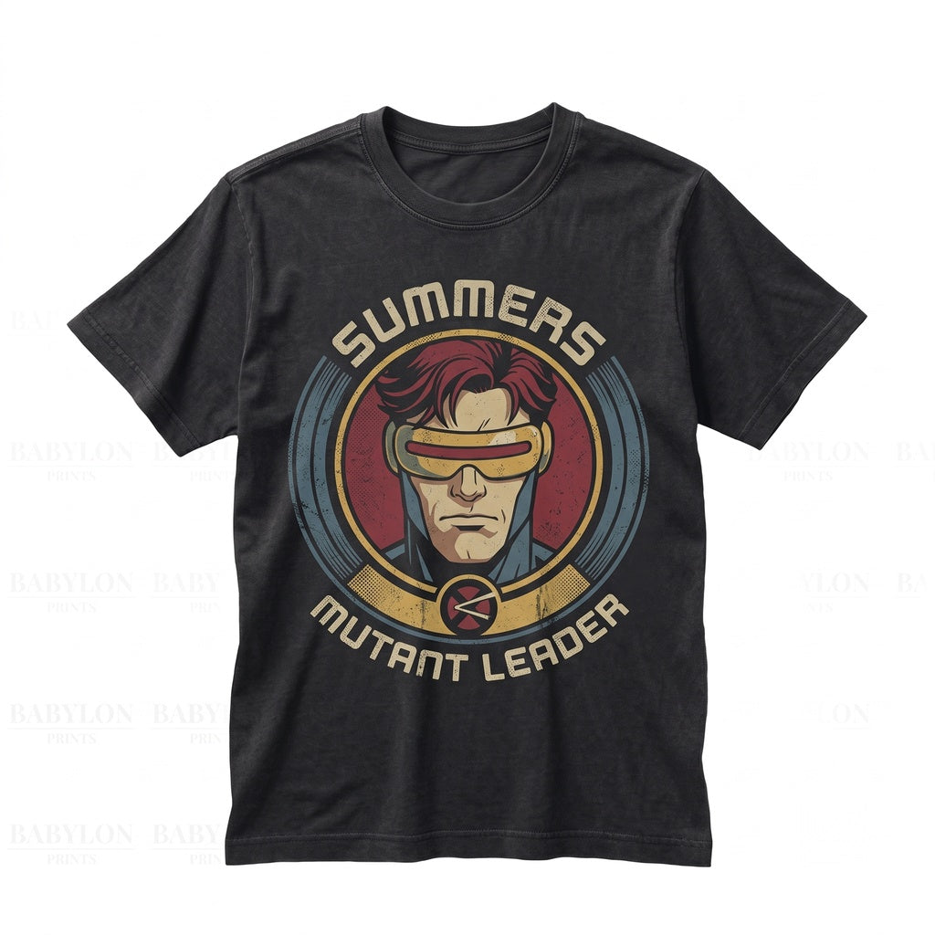 Vintage Scott Summers Graphic Top, Retro 90s Mutant Leader Comic Fan Gift, Optic Blast Merch Unisex TShirt