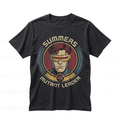 Vintage Scott Summers Graphic Top, Retro 90s Mutant Leader Comic Fan Gift, Optic Blast Merch Unisex TShirt