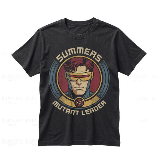 Vintage Scott Summers Graphic Top, Retro 90s Mutant Leader Comic Fan Gift, Optic Blast Merch Unisex TShirt