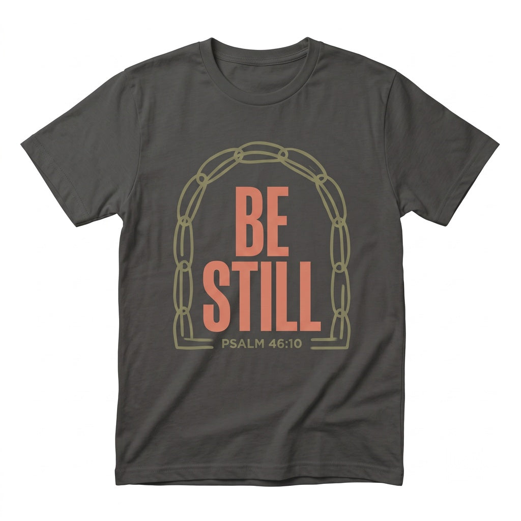 Be Still And Know Psalm 4610 Bible Verse Christian Faith Southern Boutique Graphic Unisex TShirt