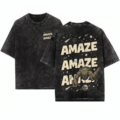 Amaze Rocky Alien Graphic Quote Project Hail Mary Sci-Fi Space Bookish Fans Unisex Wash T-Shirt
