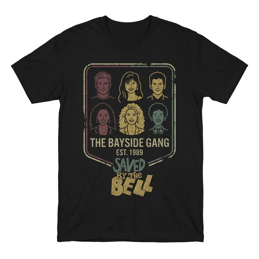 Vintage 90s Retro Bayside High School Sitcom Nostalgia Graphic Unisex TShirt
