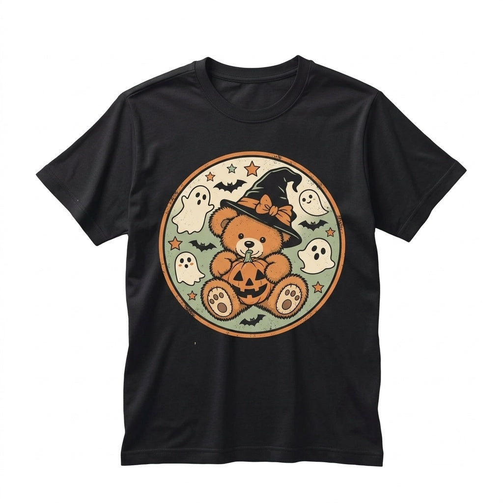 Custom Personalized Halloween Teacher Nurse Gift Cozy Spooky Autumn Fall Name Graphic Apparel Unisex TShirt