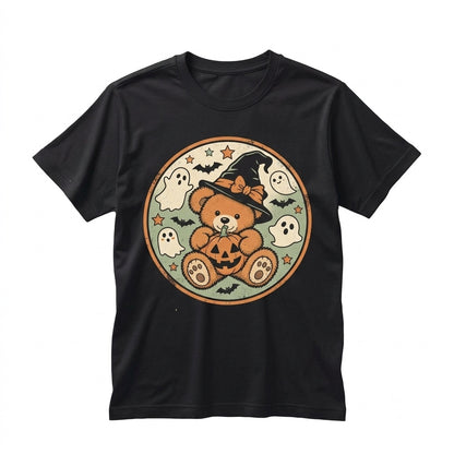 Custom Personalized Halloween Teacher Nurse Gift Cozy Spooky Autumn Fall Name Graphic Apparel Unisex TShirt