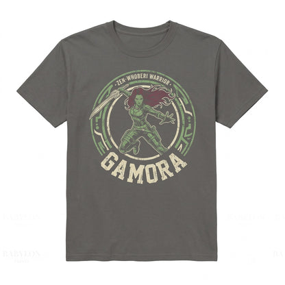Vintage Gamora Retro Comic Graphic Superhero Sci-Fi Cotton Apparel Unisex TShirt