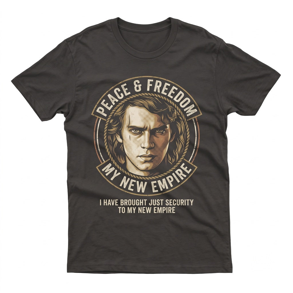 Oversized Anakin Skywalker Graphic Vintage Retro Sci-Fi Film Apparel Men Women Cotton Unisex TShirt