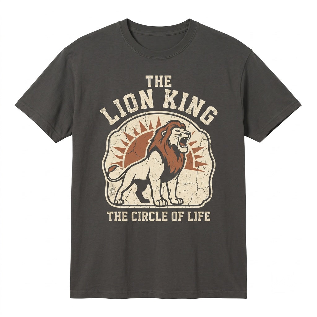 Vintage Simba Graphic Apparel Retro Safari Animal Top Unisex TShirt