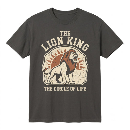 Vintage Simba Graphic Apparel Retro Safari Animal Top Unisex TShirt