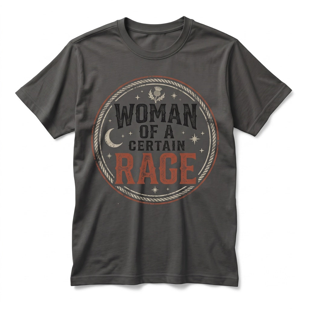 Woman of a Certain Rage Feminist Women Rights Boxy Graphic Protest Statement Empowerment Gift Unisex TShirt
