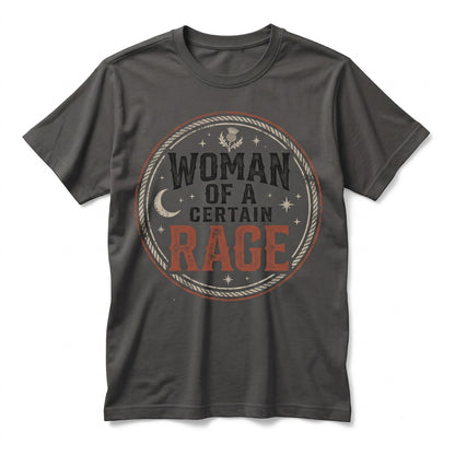 Woman of a Certain Rage Feminist Women Rights Boxy Graphic Protest Statement Empowerment Gift Unisex TShirt