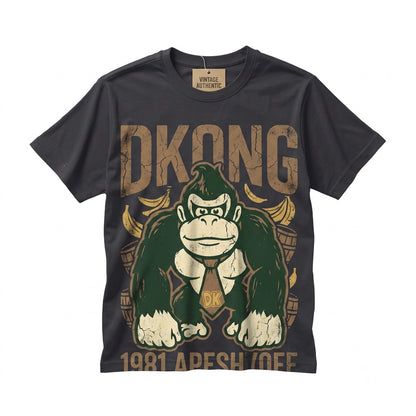 Retro Ape Classic 80s Video Game Graphic Cotton Unisex TShirt