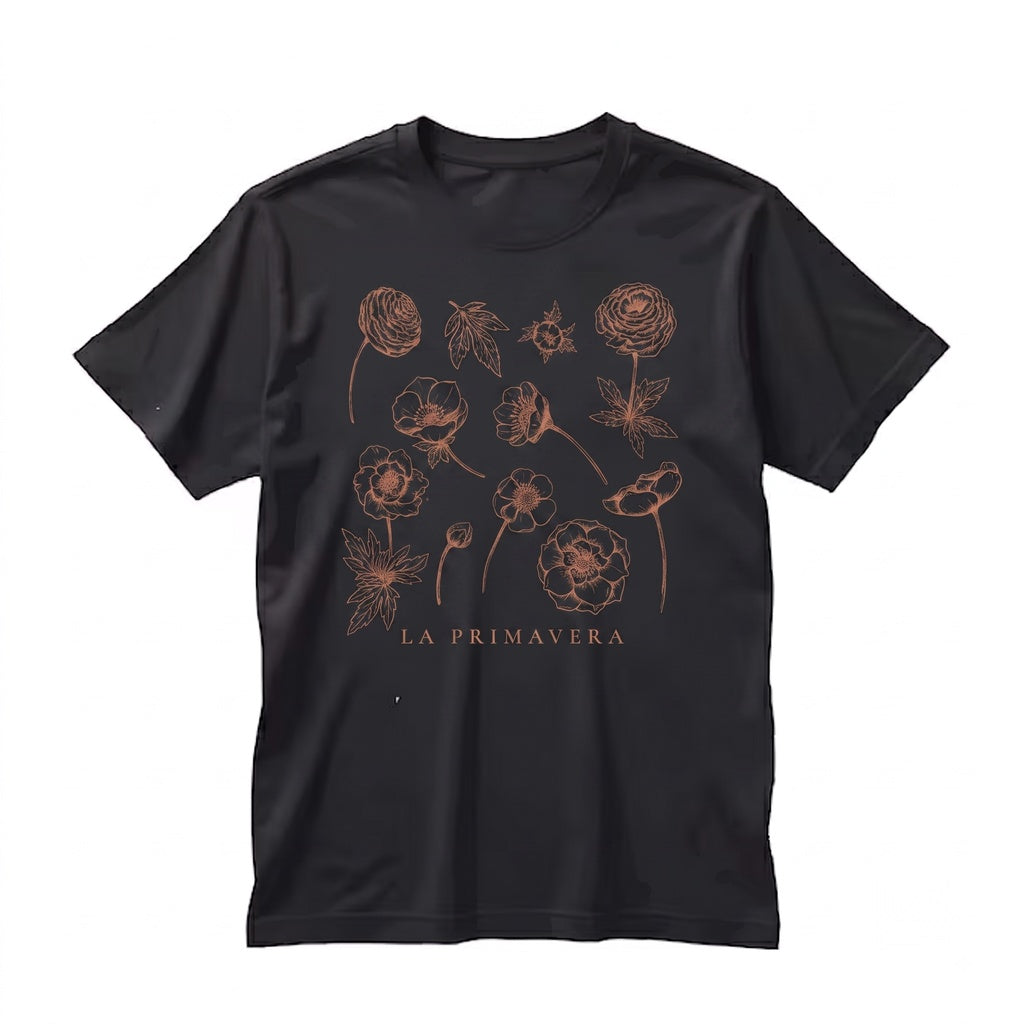 La Primavera Floral Spring Botanical Italian Unisex TShirt