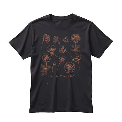 La Primavera Floral Spring Botanical Italian Unisex TShirt