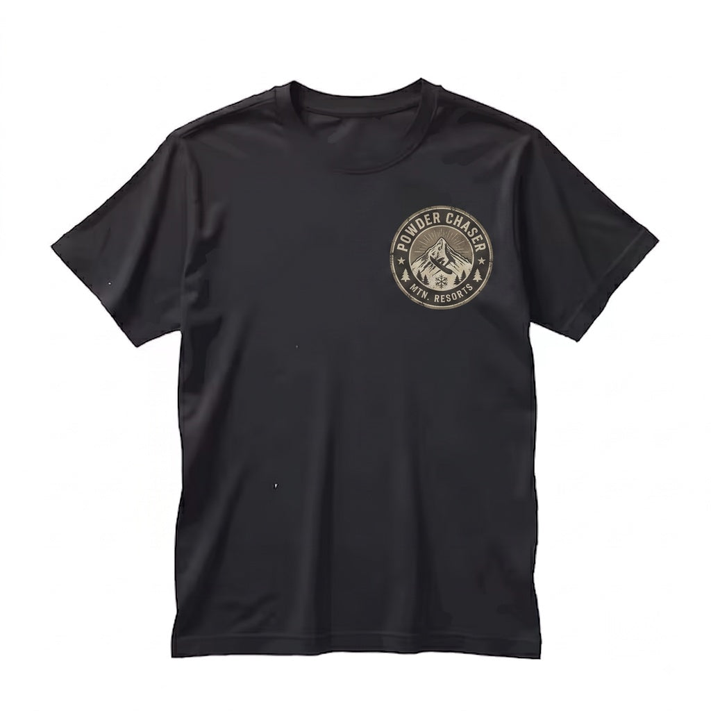Vintage Retro Powder Chaser Snowboarder Apres Ski Winter Sports Funny Graphic Gift Unisex TShirt