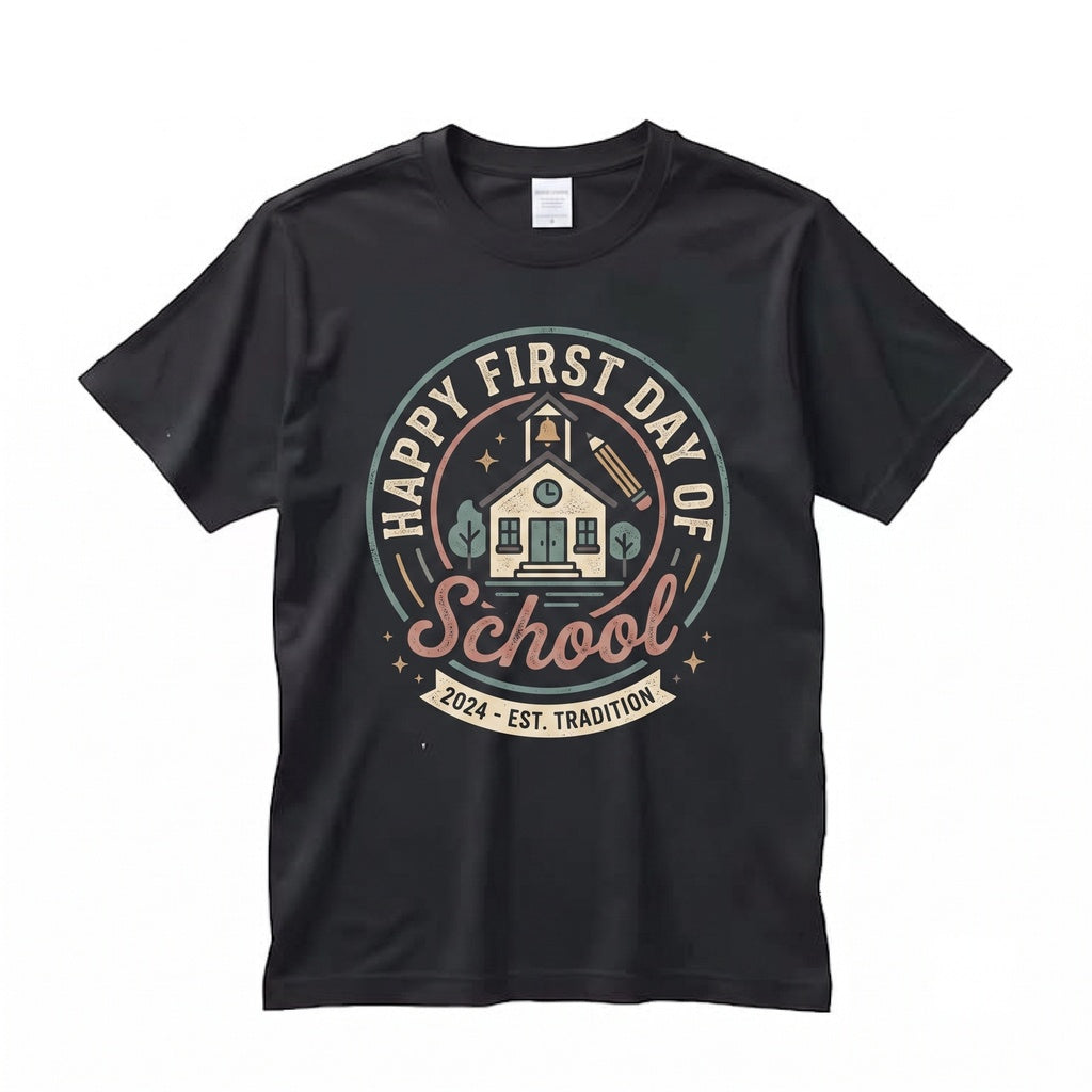 Happy First Day Back to School Cute Kindergarten Teacher Unisex TShirt