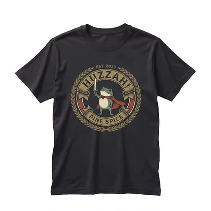 Huzzah Frog Hoodie Funny Tabletop Gaming Nerd Gift Fantasy Roleplay Apparel Graphic Novelty Hooded Sweatshirt Unisex TShirt