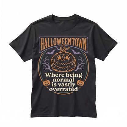 Retro Halloween Pumpkin Jack O Lantern Graphic, Spooky Season Fall Unisex TShirt