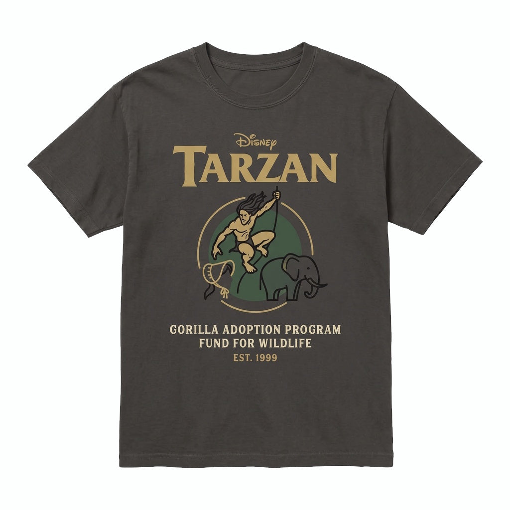 Vintage Jungle Man Jane Graphic Apparel, Safari Animal Kingdom Family Vacation Trip Present, Unisex TShirt