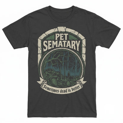 Vintage Undead Cat Horror Graphic Retro Spooky Thriller Top Unisex TShirt