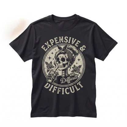 Wild Woman Skeleton Graphic Retro Vintage Bohemian Skull Cotton Short Sleeve Apparel Unisex TShirt