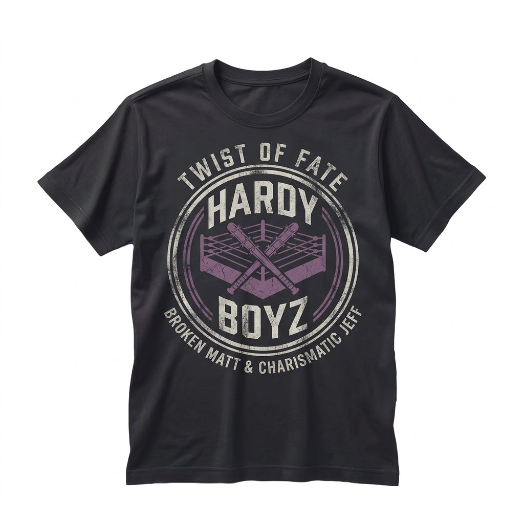 Vintage Hardy Boyz Tag Team Champions Pro Wrestling Graphic Unisex TShirt
