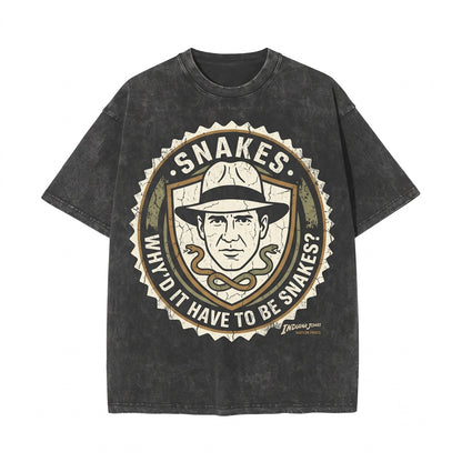 Vintage Adventure Archaeologist Raiders Lost Ark Hollywood Studios Oversized Unisex TShirt