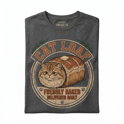 Funny Freshly Baked Cat Loaf Graphic Pet Lover Apparel Unisex TShirt
