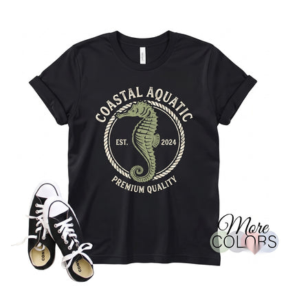 Cute Seahorse Lover Ocean Creatures Marine Fish Aquarium Birthday Gift Present Unisex TShirt