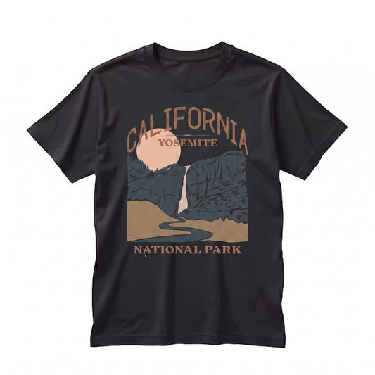 Vintage Yosemite National Park California Retro Outdoors Graphic Apparel Unisex TShirt