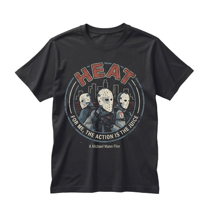 Retro 90s Action Movie Graphic Los Angeles Bank Robbery Film Streetwear Cotton Vintage Top Unisex TShirt