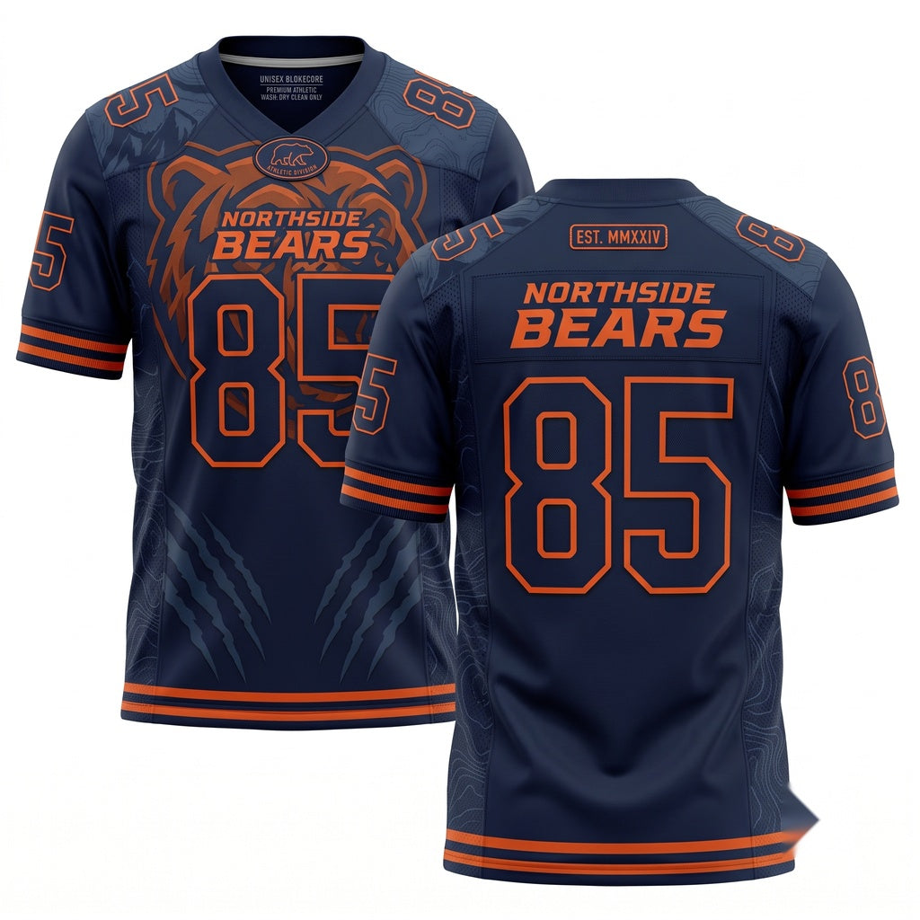 Unisex Stitched Athletic Game Day Football Fan Jersey - Breathable Lightweight Mesh
