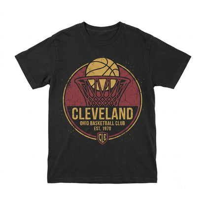 Vintage Cleveland Basketball Retro Game Day Sports Graphic Apparel Unisex TShirt