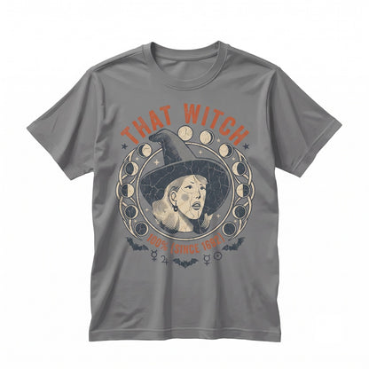 100% That Witch Funny Halloween Spooky Cute Novelty Graphic Apparel Unisex TShirt