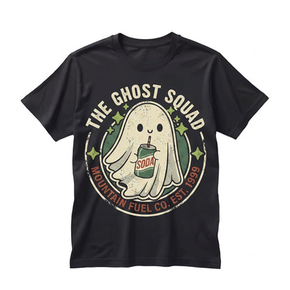 Cute Spooky Citrus Soda Ghost Graphic Pop Drink Lover Gift Unisex TShirt