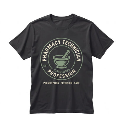 Vintage Apothecary Pharmacy Technician Gift Medical Professional Healthcare Worker Apparel Unisex TShirt