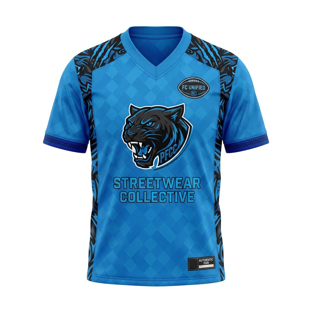 Unisex Athletic Football Fan Jersey - Breathable Mesh Game Day Sports Top