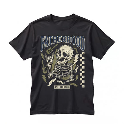 Some Days I Rock It Cute Skeleton Dad Fatherhood Gift Fathers Day Unisex TShirt