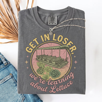 Get In Loser Retro Magical Theme Park Trip Graphic Trendy Oversized Unisex TShirt